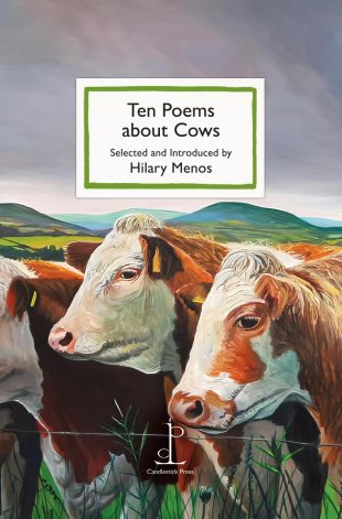 Front cover of the poetry pamphlet Ten Poems about Cows