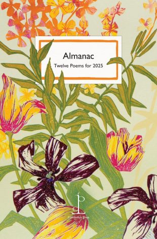 Front cover of the Almanac: Twelve Poems for 2025 poetry pamphlet