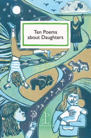 Front cover of the Ten Poems about Daughters poetry pamphlet