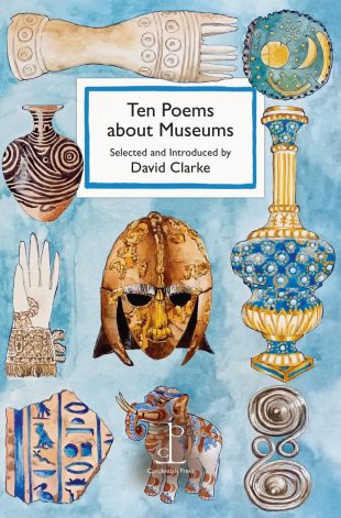 Front cover of the poetry pamphlet Ten Poems about Museums