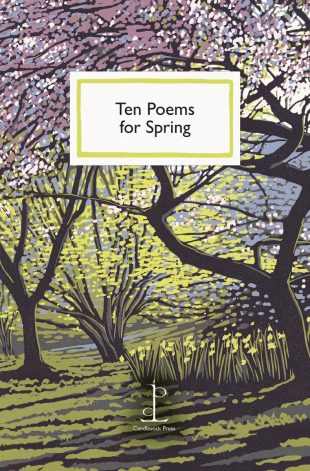 Front cover of the poetry pamphlet Ten Poems for Spring