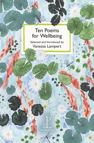 Front cover of the Ten Poems for Wellbeing poetry pamphlet